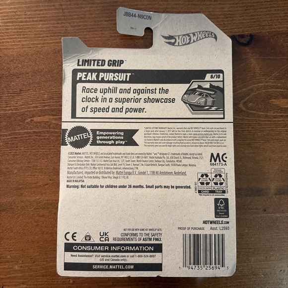 Limited Grip #236 Peak Pursuit 6/10 2025 Hot Wheels Case‎ N - Picture 3 of 3